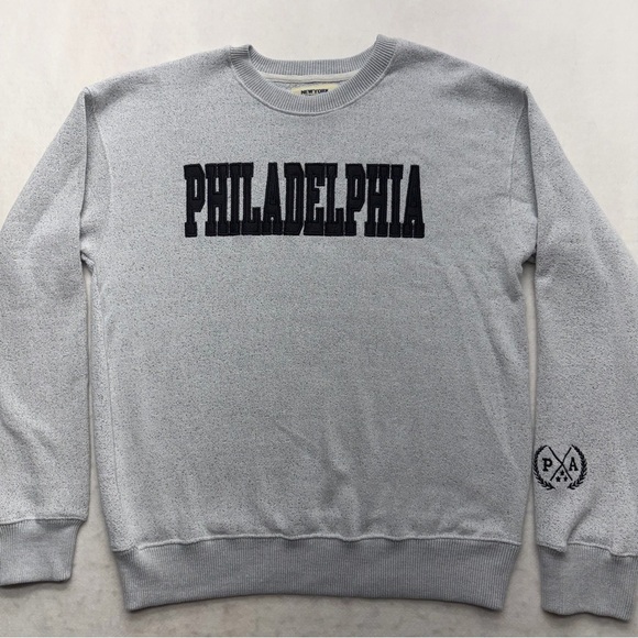 New York Popular Sweaters - New York Popular Philadelphia Grey Pullover Sweater Women’s Size XL